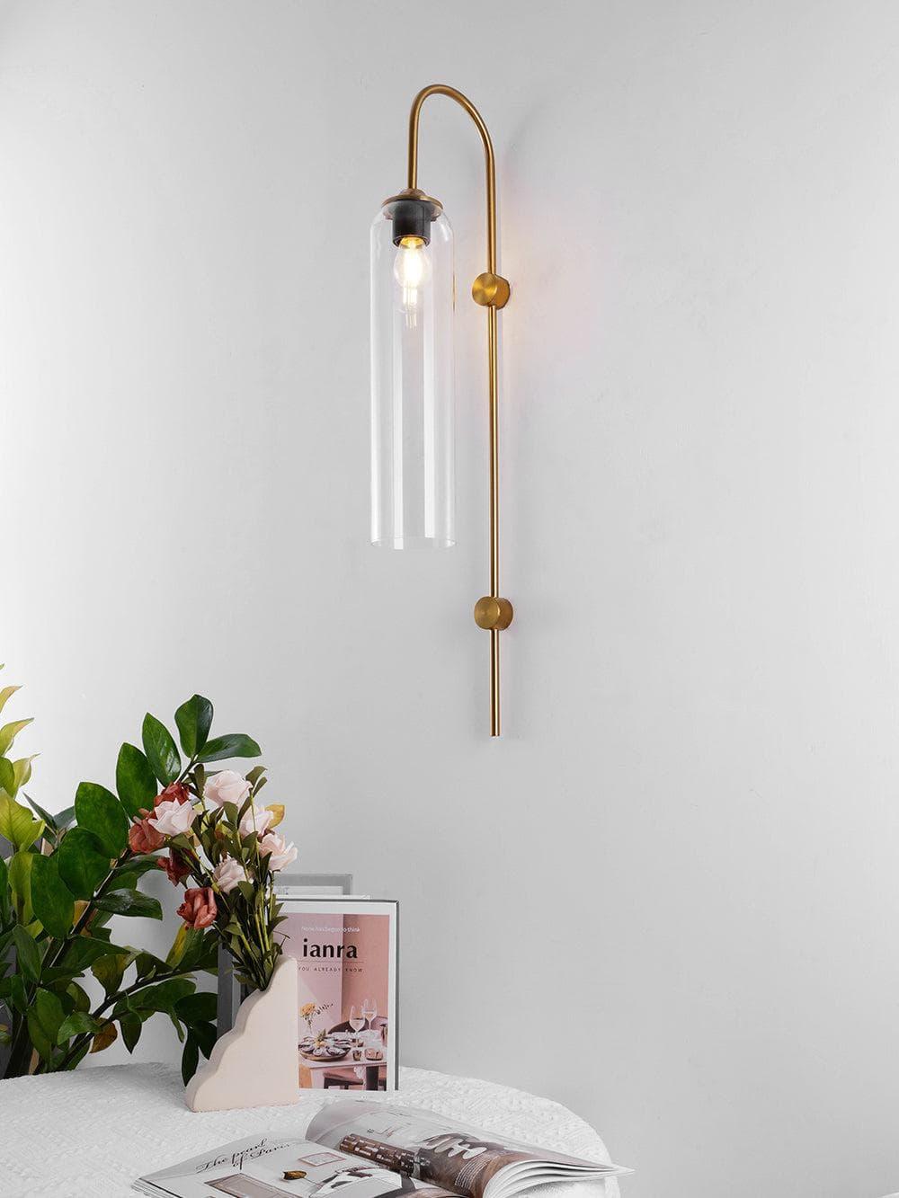Blown Glass Sconce — Jewel-Toned Elegance