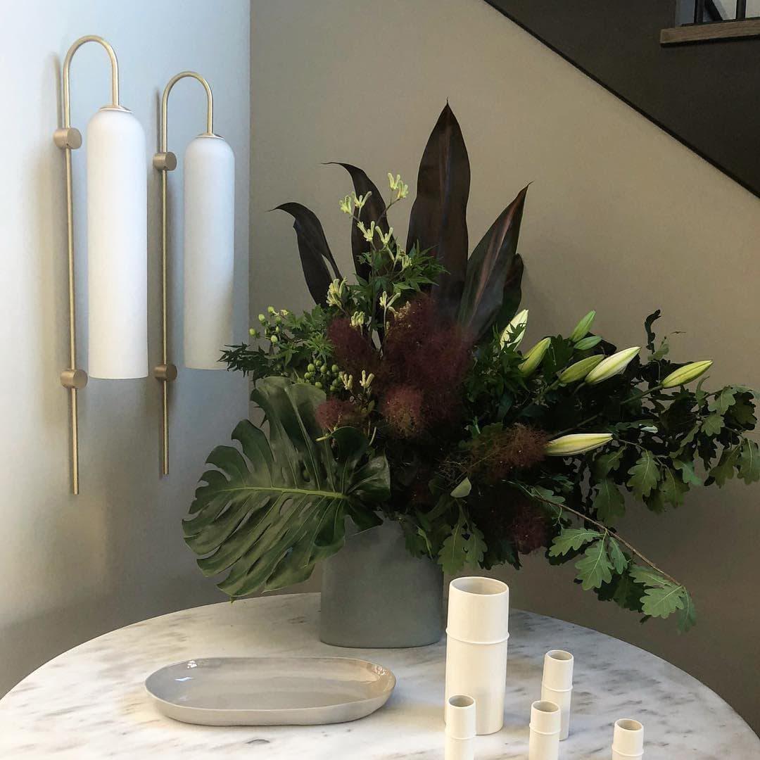 Blown Glass Sconce — Jewel-Toned Elegance