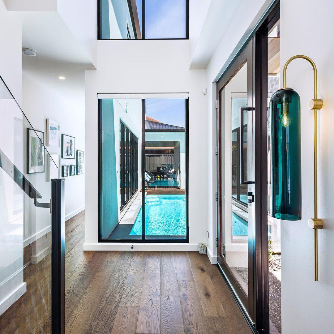Blown Glass Sconce — Jewel-Toned Elegance