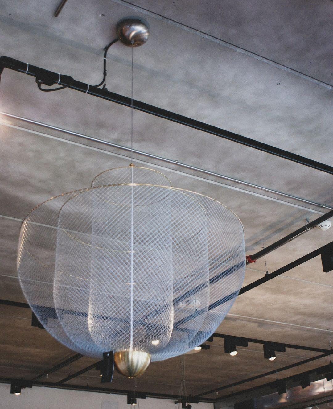 Woven Metal Chandelier — Sculptural Statement Piece - LumoTrot
