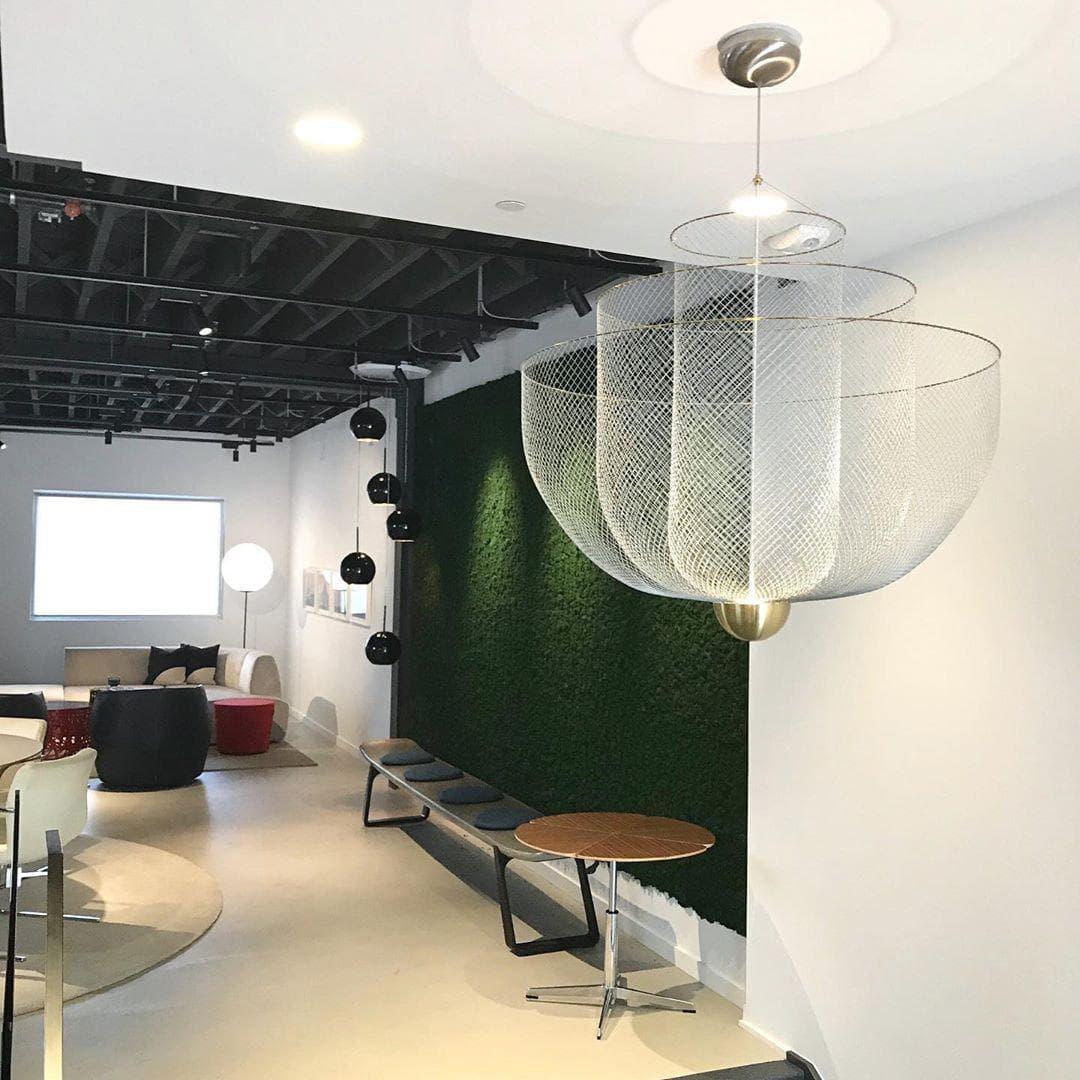Woven Metal Chandelier — Sculptural Statement Piece - LumoTrot