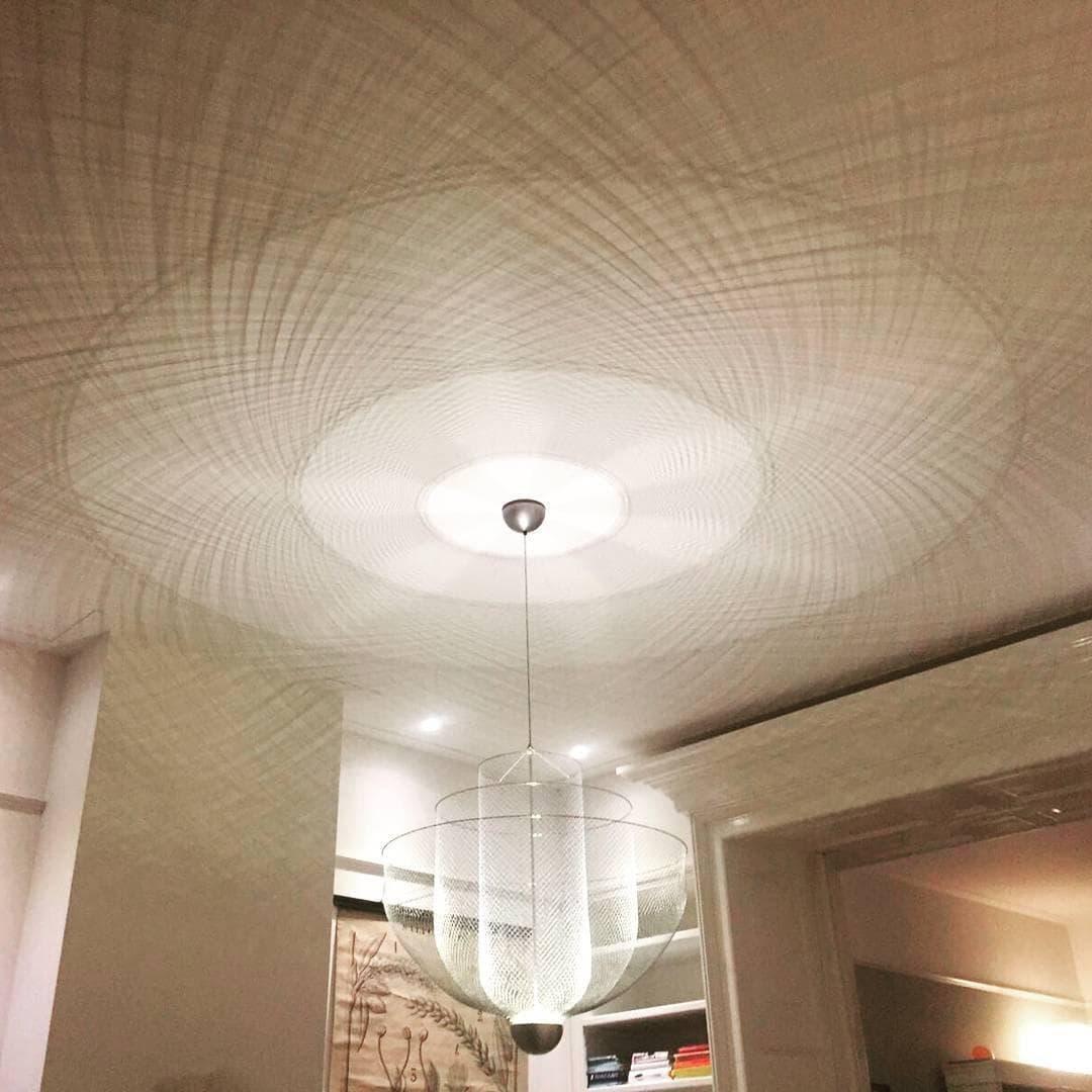 Woven Metal Chandelier — Sculptural Statement Piece - LumoTrot