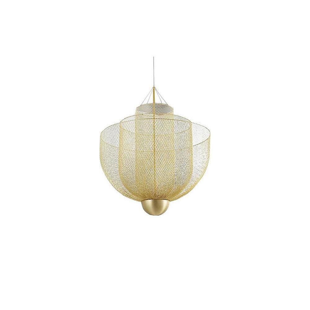 Woven Metal Chandelier — Sculptural Statement Piece - LumoTrot