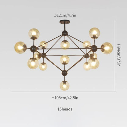Geometric Brass Pendant Light — Modern Statement