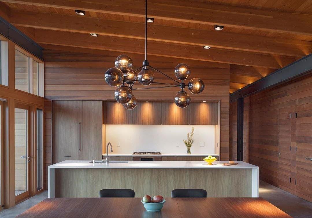 Geometric Brass Pendant Light — Modern Statement - LumoTrot
