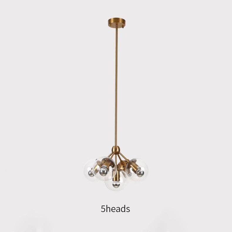 Geometric Brass Pendant Light — Modern Statement - LumoTrot