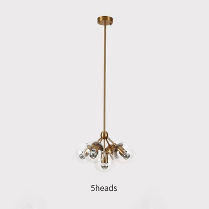 Geometric Brass Pendant Light — Modern Statement - LumoTrot