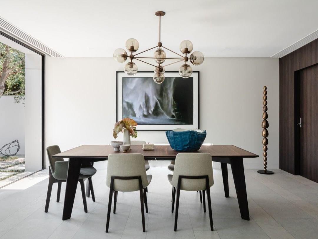 Geometric Brass Pendant Light — Modern Statement - LumoTrot