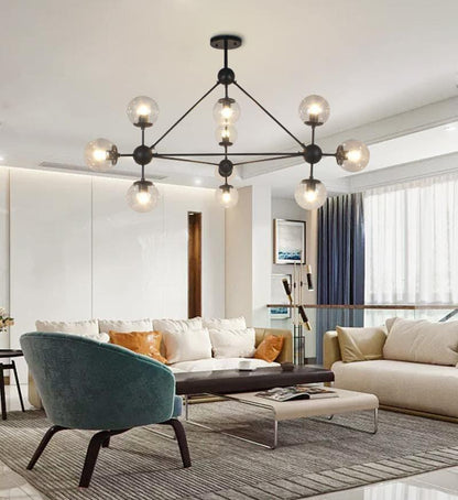 Geometric Brass Pendant Light — Modern Statement