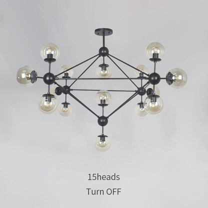 Geometric Brass Pendant Light — Modern Statement