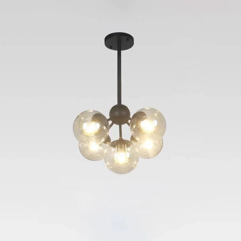Geometric Brass Pendant Light — Modern Statement - LumoTrot
