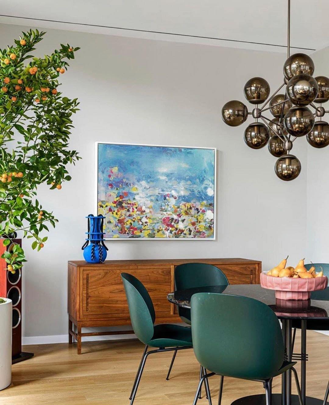Geometric Brass Pendant Light — Modern Statement - LumoTrot