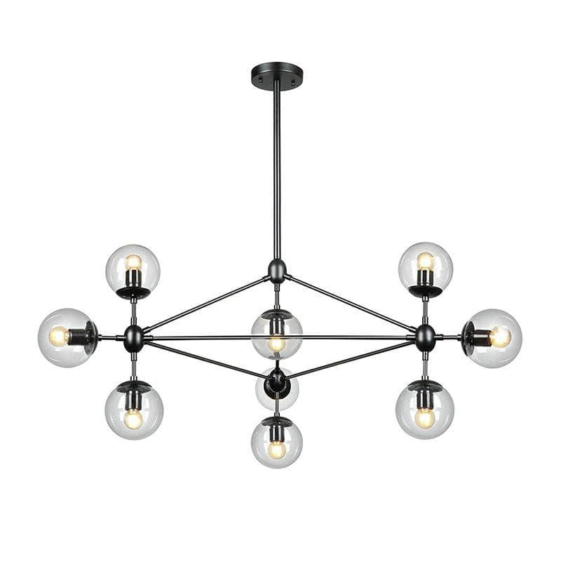 Geometric Brass Pendant Light — Modern Statement - LumoTrot