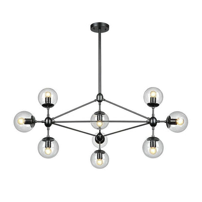 Geometric Brass Pendant Light — Modern Statement - LumoTrot