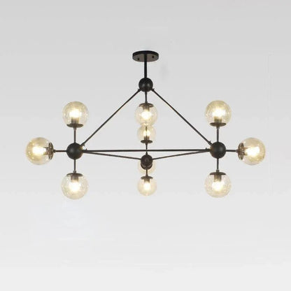 Geometric Brass Pendant Light — Modern Statement - LumoTrot