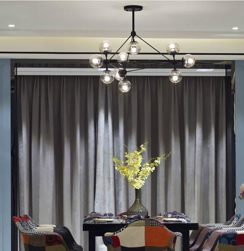 Geometric Brass Pendant Light — Modern Statement