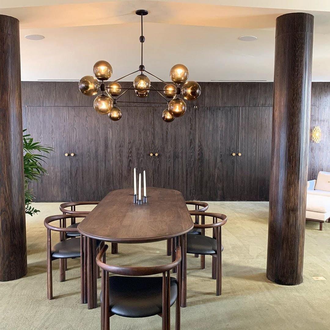 Geometric Brass Pendant Light — Modern Statement - LumoTrot