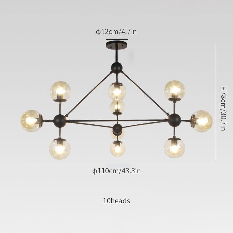 Geometric Brass Pendant Light — Modern Statement