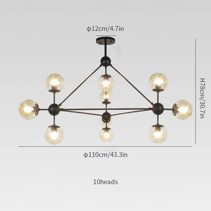 Geometric Brass Pendant Light — Modern Statement