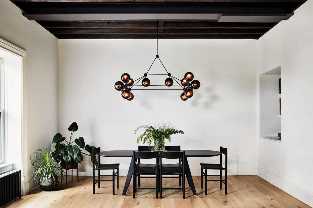 Geometric Brass Pendant Light — Modern Statement - LumoTrot