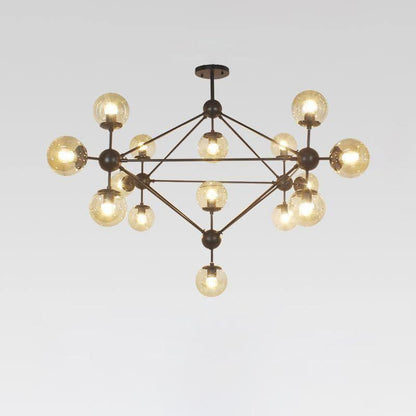 Geometric Brass Pendant Light — Modern Statement - LumoTrot