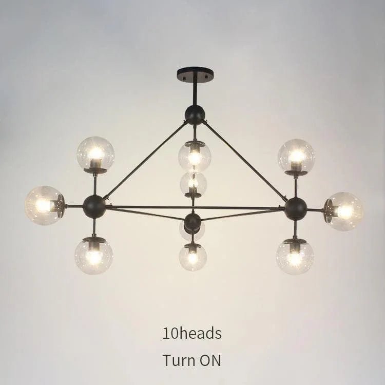 Geometric Brass Pendant Light — Modern Statement