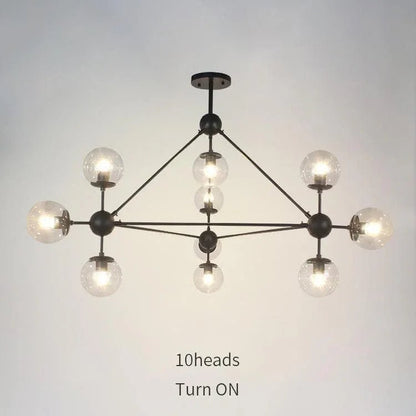 Geometric Brass Pendant Light — Modern Statement