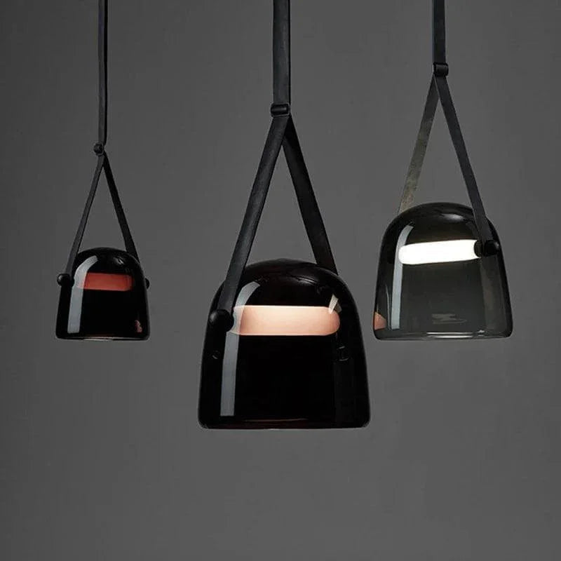 Smoked Glass Pendant Light — Modern Accent Glow