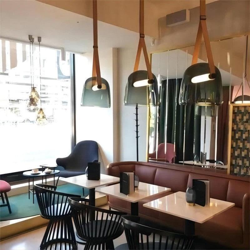 Smoked Glass Pendant Light — Modern Accent Glow