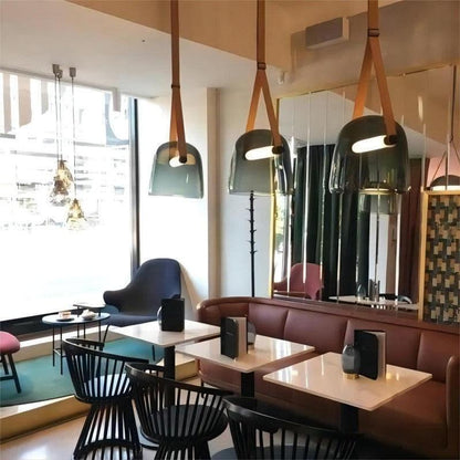 Smoked Glass Pendant Light — Modern Accent Glow