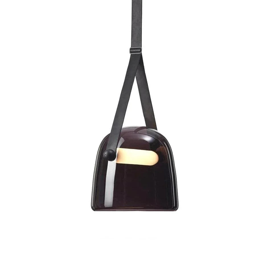 Smoked Glass Pendant Light — Modern Accent Glow