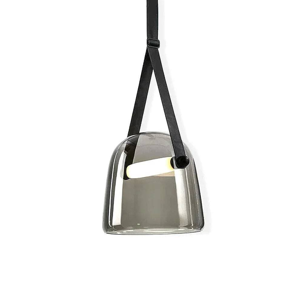 Smoked Glass Pendant Light — Modern Accent Glow