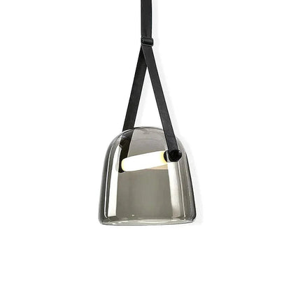 Smoked Glass Pendant Light — Modern Accent Glow