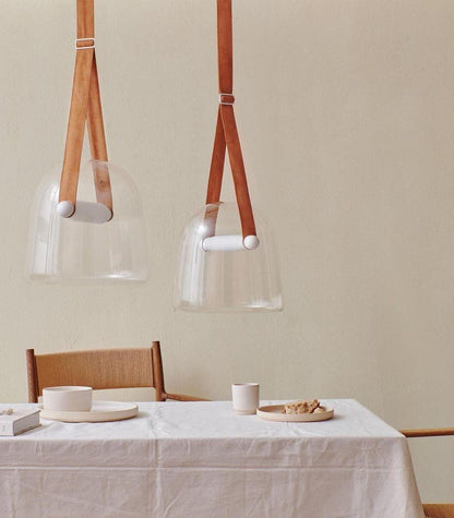 Smoked Glass Pendant Light — Modern Accent Glow - LumoTrot