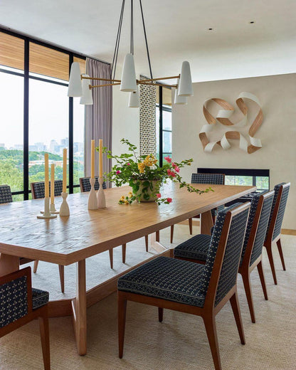 Brass Porcelain Chandelier — Warm Modern Ambiance - LumoTrot