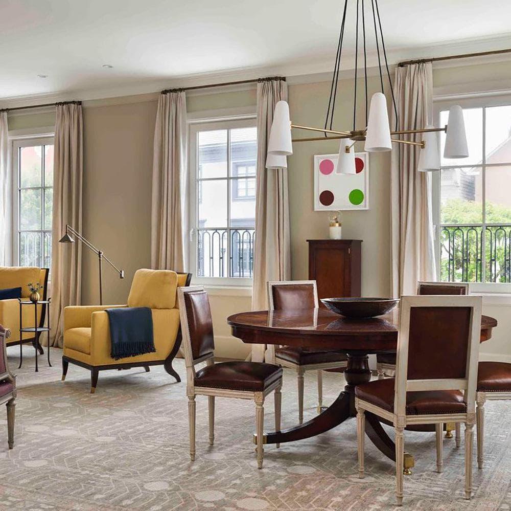 Brass Porcelain Chandelier — Warm Modern Ambiance - LumoTrot