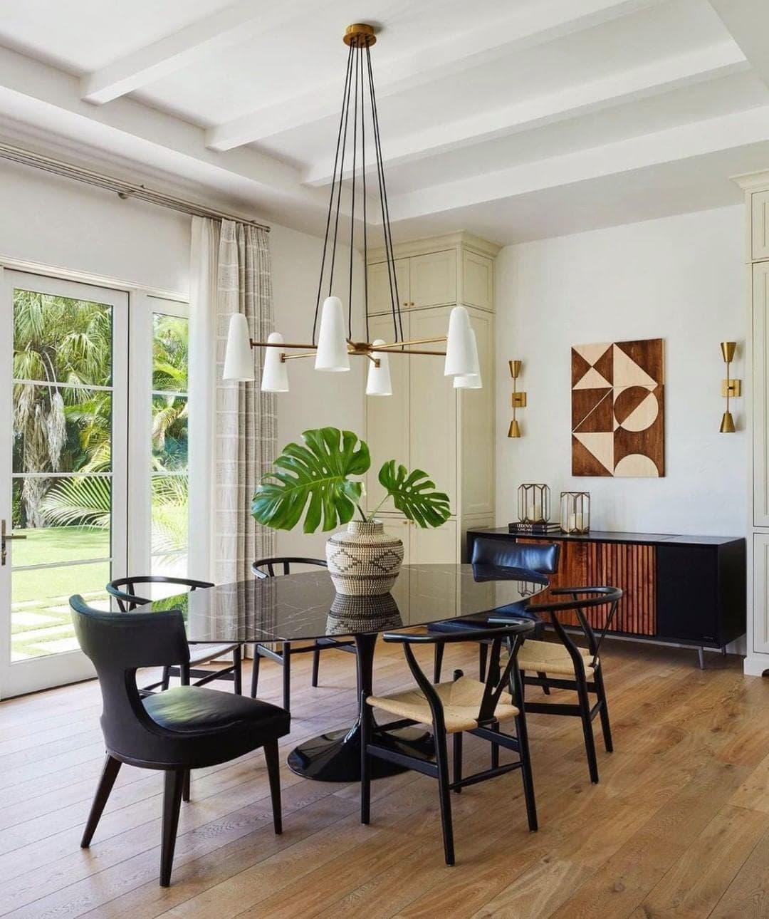 Brass Porcelain Chandelier — Warm Modern Ambiance - LumoTrot