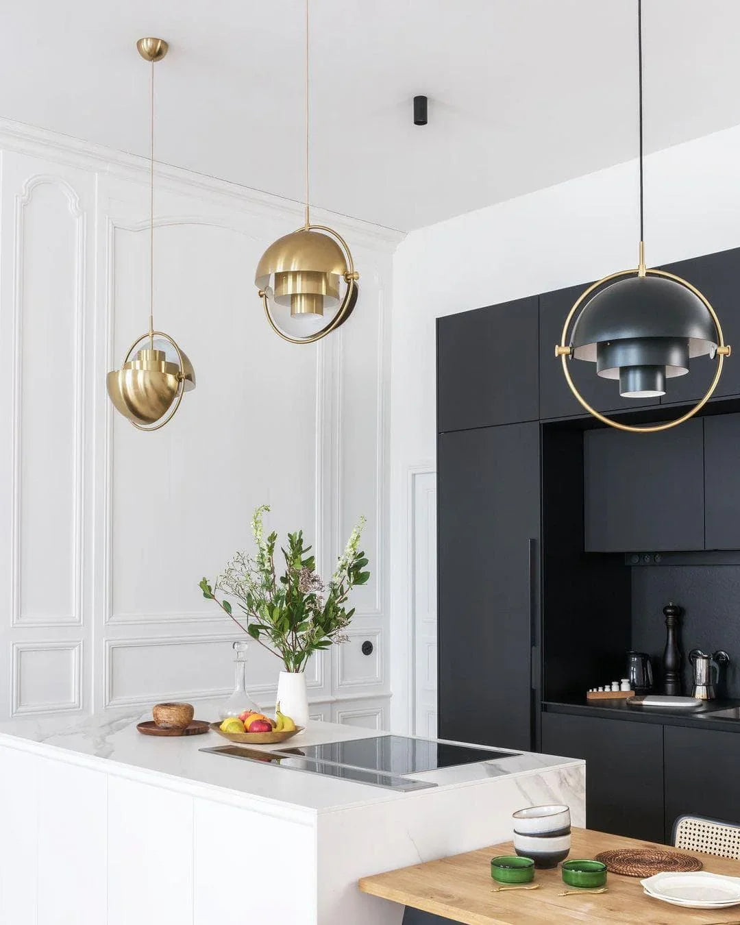 Multi-Arm Brass Pendant Light — Modern Statement Ambiance - LumoTrot