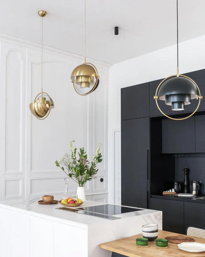 Multi-Arm Brass Pendant Light — Modern Statement Ambiance - LumoTrot