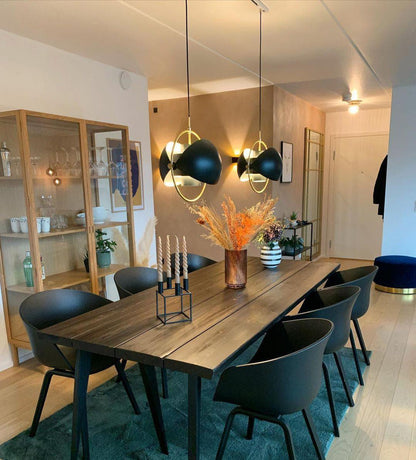 Multi-Arm Brass Pendant Light — Modern Statement Ambiance - LumoTrot