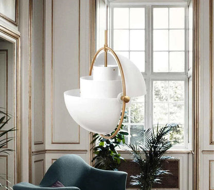 Multi-Arm Brass Pendant Light — Modern Statement Ambiance - LumoTrot
