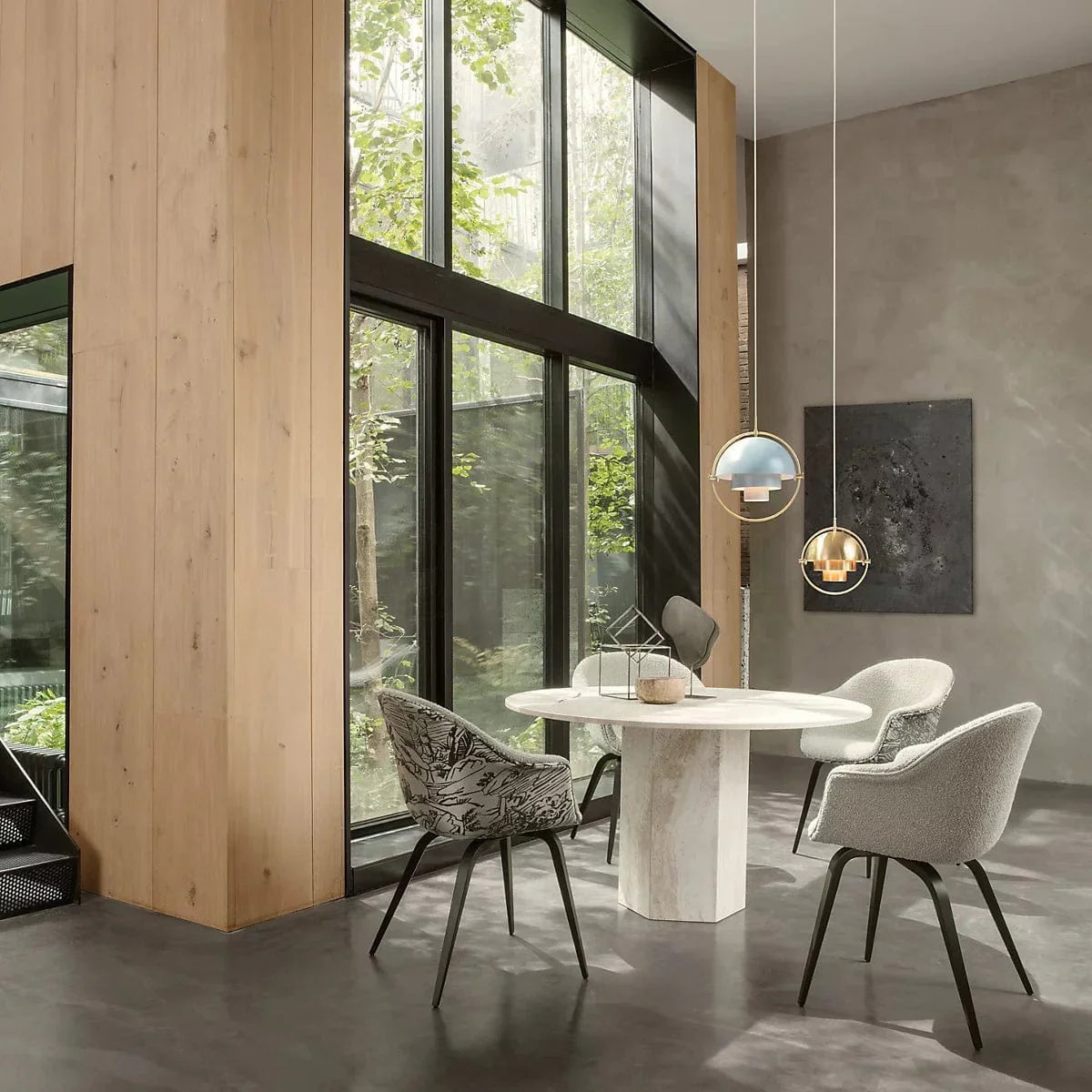 Multi-Arm Brass Pendant Light — Modern Statement Ambiance - LumoTrot