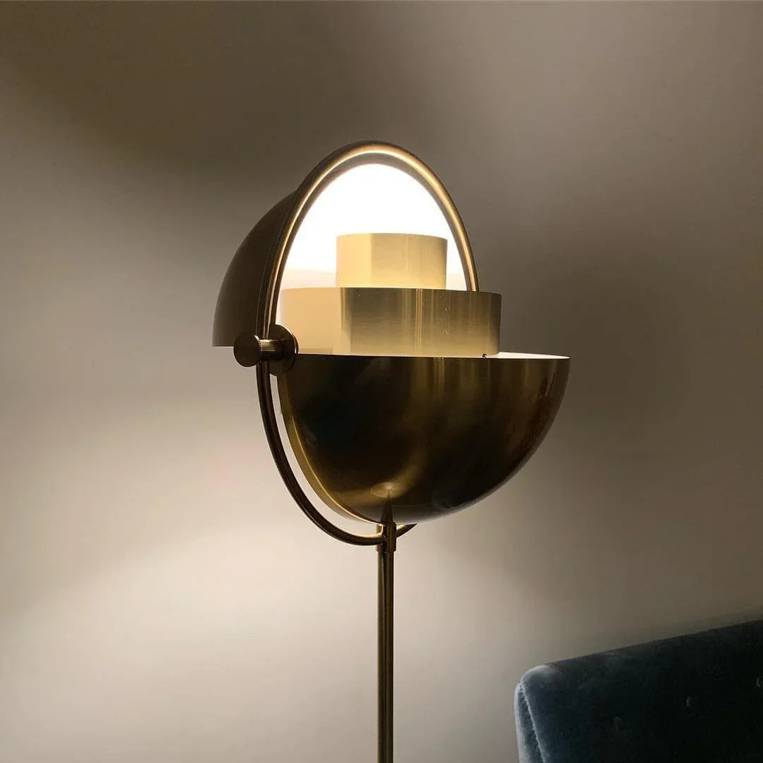 Brass Globe Table Lamp — Mid-Century Modern Ambiance - LumoTrot