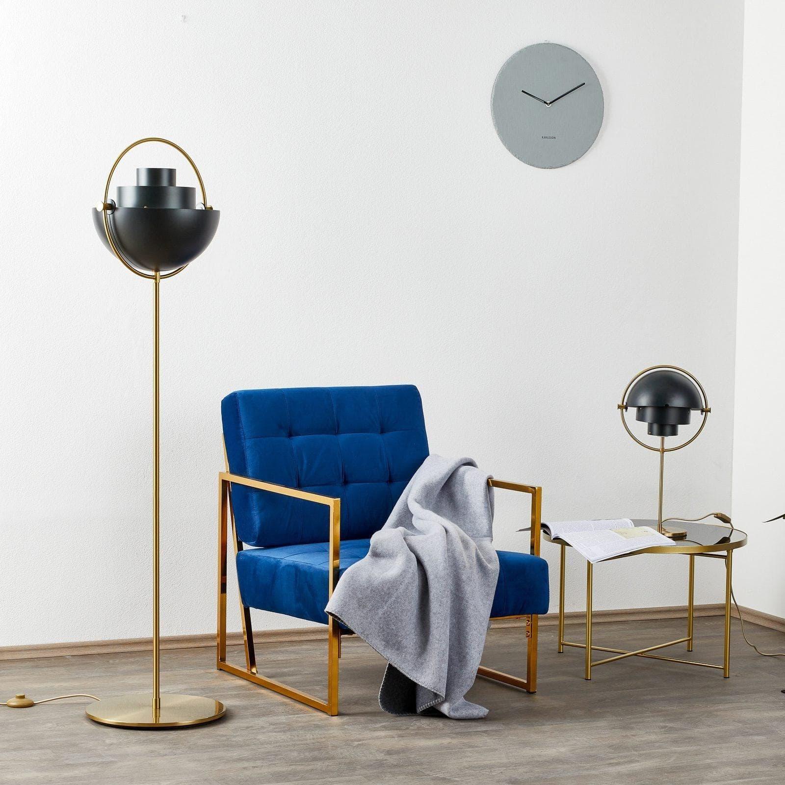 Brass Globe Table Lamp — Mid-Century Modern Ambiance - LumoTrot