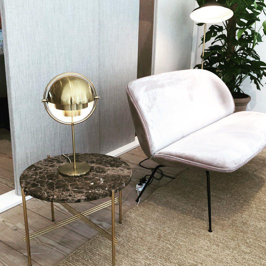 Brass Globe Table Lamp — Mid-Century Modern Ambiance - LumoTrot