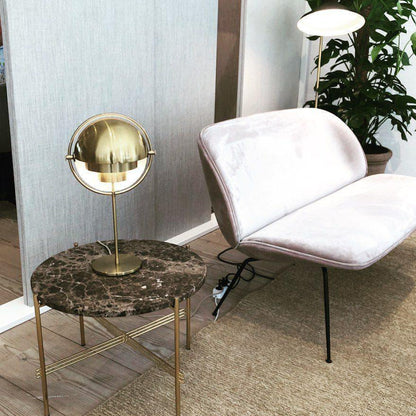 Brass Globe Table Lamp — Mid-Century Modern Ambiance - LumoTrot