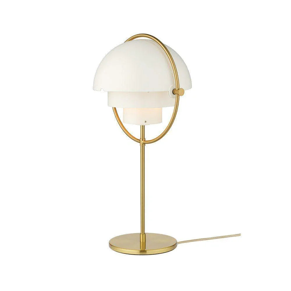 Brass Globe Table Lamp — Mid-Century Modern Ambiance