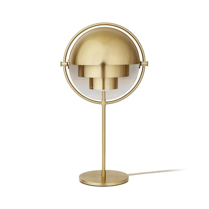Brass Globe Table Lamp — Mid-Century Modern Ambiance
