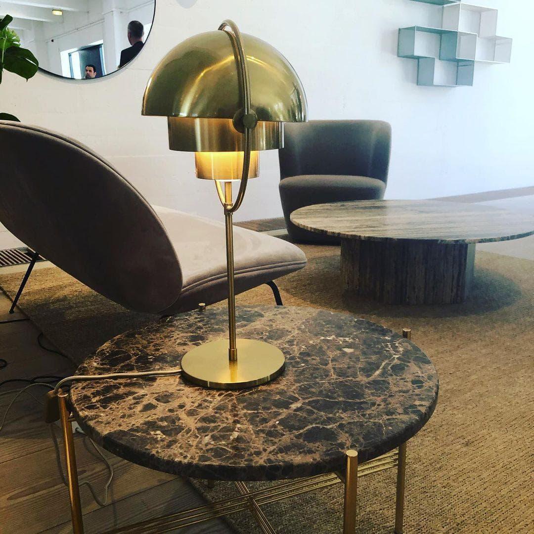 Brass Globe Table Lamp — Mid-Century Modern Ambiance - LumoTrot
