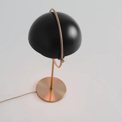 Brass Globe Table Lamp — Mid-Century Modern Ambiance - LumoTrot
